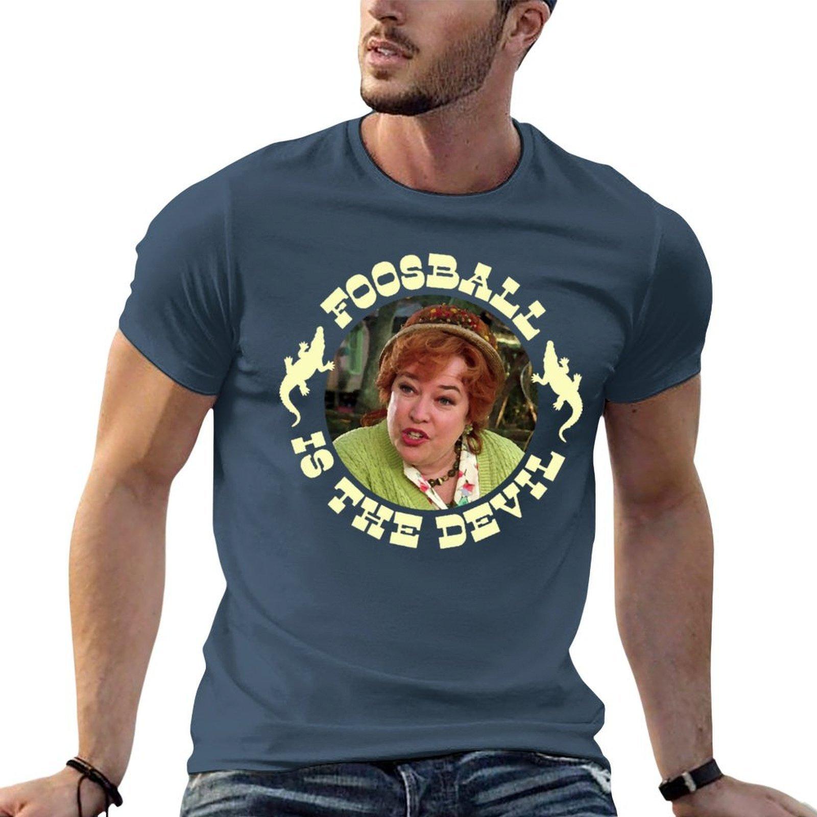 Foosball Is The Devil Waterboy Bobby Boucher Tshirt Cotton T Shirt Pack Anime Tshirt Tshirt S
