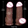 Realistic Silicone Dildo for Women - Veined, Large Size Erotic Toy for Female Pleasure