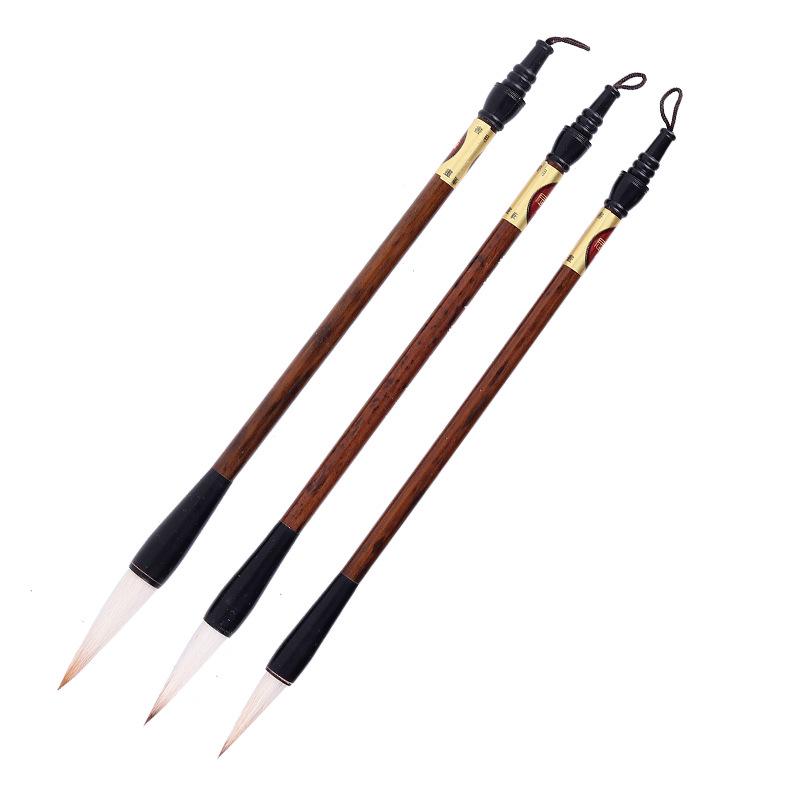 University Student & Beginner Calligraphy Brush - Wolf & Sheep Hair Bristles