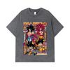 275 GSM Washed T-shirts 100% Cotton Dragon Ball V41 Goku SSJ4 Print Unisex Heavy Cotton T Shirt