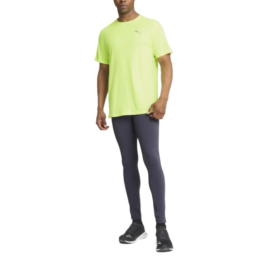 PUMA RUN FAVORITE VELOCITY T Shirt Men's Lime Green 525058-34