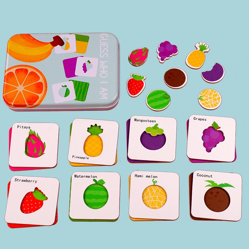 Little Migratory Birds: Guess Who I Am Fun Matching Puzzle for Children s Early Education - Cognitive Animals & Transportation Toy