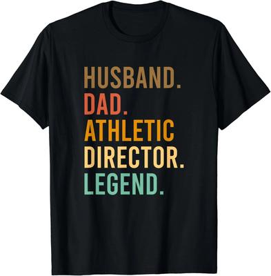 Husband Dad Athletic Director Legend Athletic Directors Gifts Unisex T-Shirt
