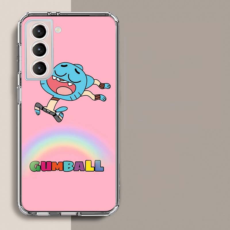 Cartoon The Amazing World of Gumball Phone Case For Samsung Galaxy S25 Edge S24 S23 FE S21 S20 S10 Plus S22 S26 Ultra Cover Clea