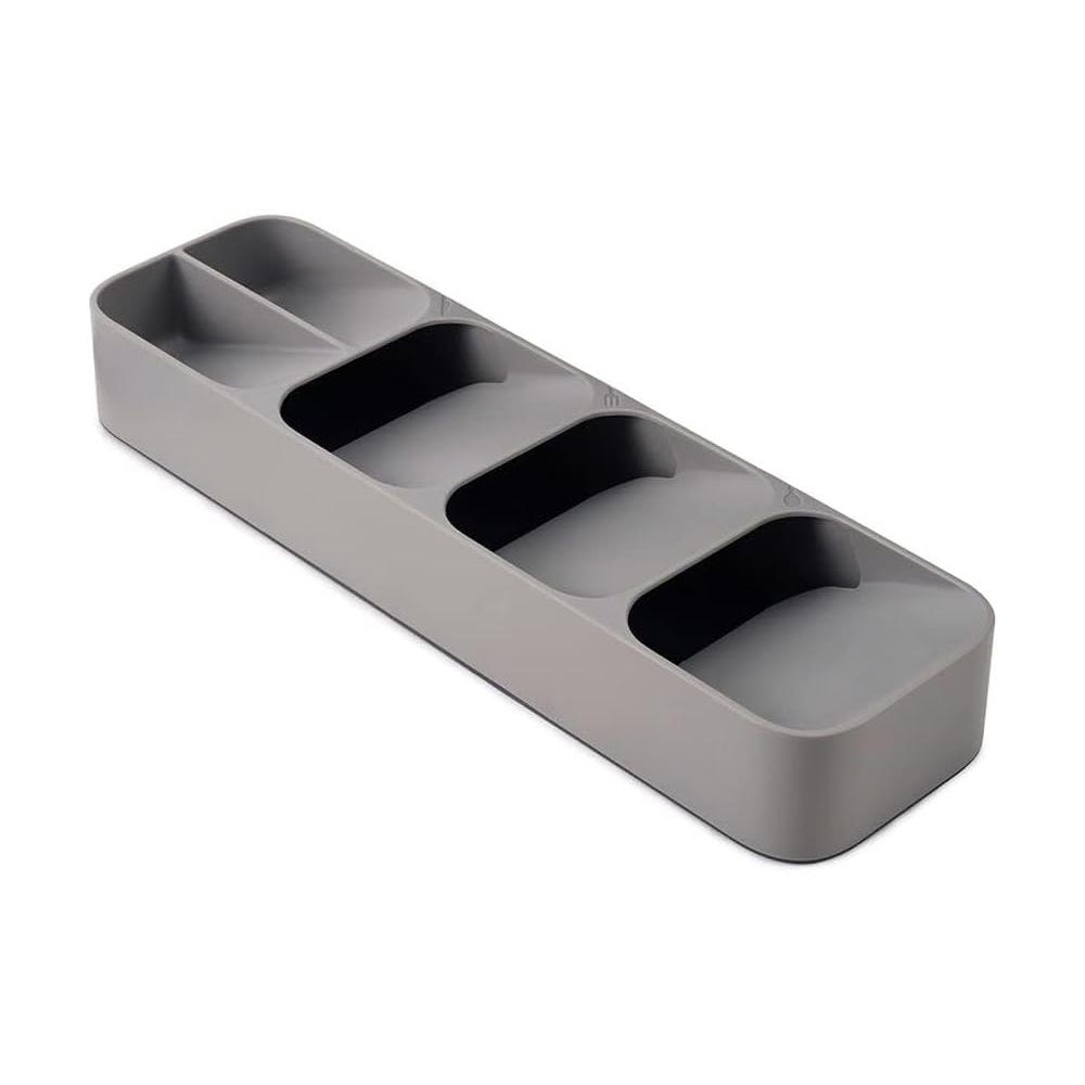 Plateau de rangement pour vaisselle de cuisine, organiseur de tiroir pour couteaux, fourchettes et cuillères, plateau de rangement compartimenté pour couverts, organisateur de cuisine