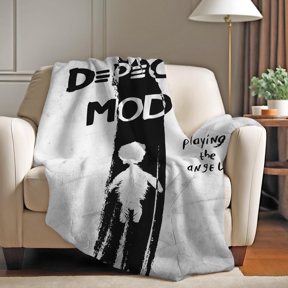Coperta D depeche M modeS per Divano Ufficio Letto Viaggio in Aereo Sonno Lettura Relax Campeggio Morbida e Calda