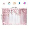 1Pcs Pink Cherry Blossoms Romantic Floral Decoration Background Wedding Backdrop Decorations For Photo Studio Photo Booth Party