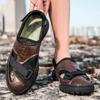 Fashion Hot Sale Summer Men's Sandals Outdoor Non-slip Men's Beach Sandals Baotou Breathable Shoes Fashion Men Strolling Travel Sandal