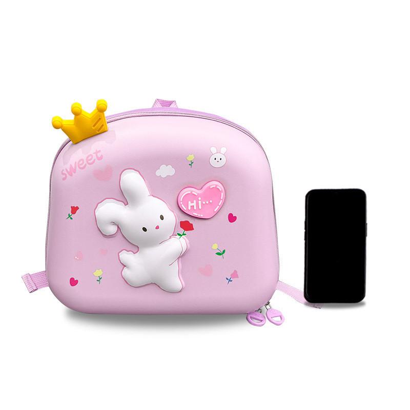 Niedlicher und strapazierfähiger Kinderrucksack aus Oxford-Gewebe mit LED-Licht für Jungen und Mädchen