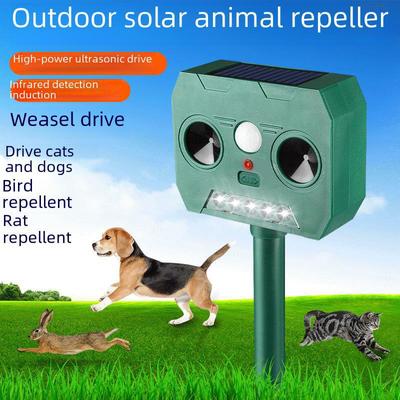 Solar Ultraschall Tierabwehr mit Infrarotsensor für Mäuse, Vögel und Insekten