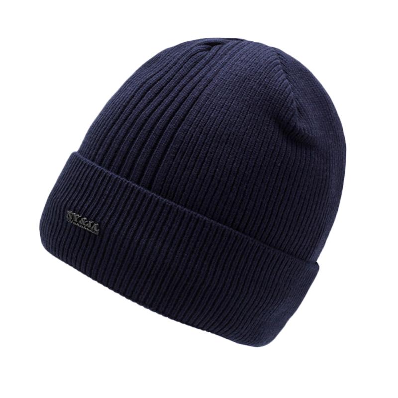 Herren Herbst Winter Samt Warm Winddicht Wollmütze Outdoor Radfahren Ohrenschutz Dicke Strickmütze