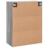 Wall Cabinets 2 pcs Grey Sonoma Wood Based Panel