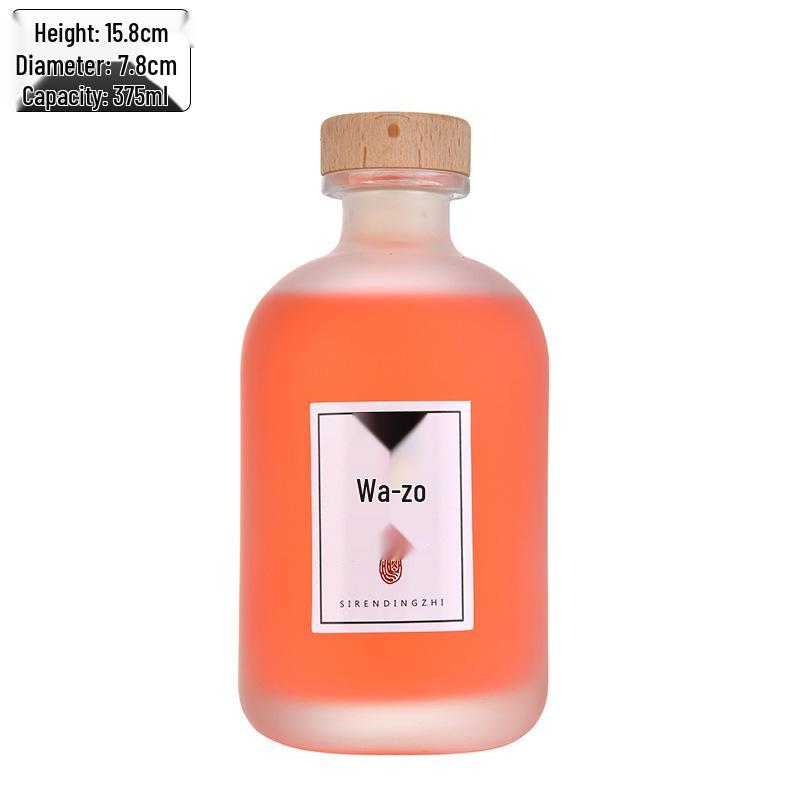 High-Transparency Glass Wine & Juice Bottle with Leak-Proof Lid
