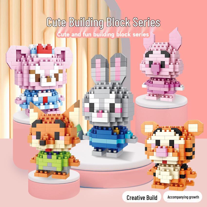 

Cartoon Doll Building Blocks: Micro Diamond Assembly Toy for Kids Aged 6-12 12x12