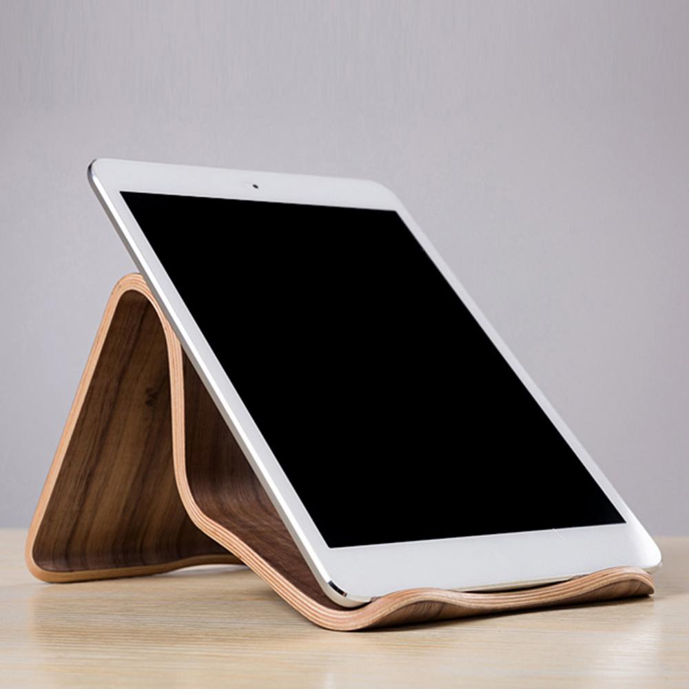 Neuankömmling SAMDI Holz Universal Tablet PC Telefon Ständer Halter Halterung für iPad