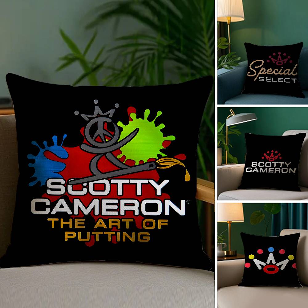 Luxury S-SCOTTY C-CAMERONS Pillow Case Short Plush Double-sided Printing Home Machine Washable In Winter Cushion Cover