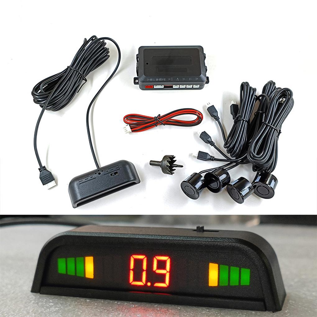 Car Reversing Backup Radar Front and Rear Sensor LCD Sound Warning Buzzer