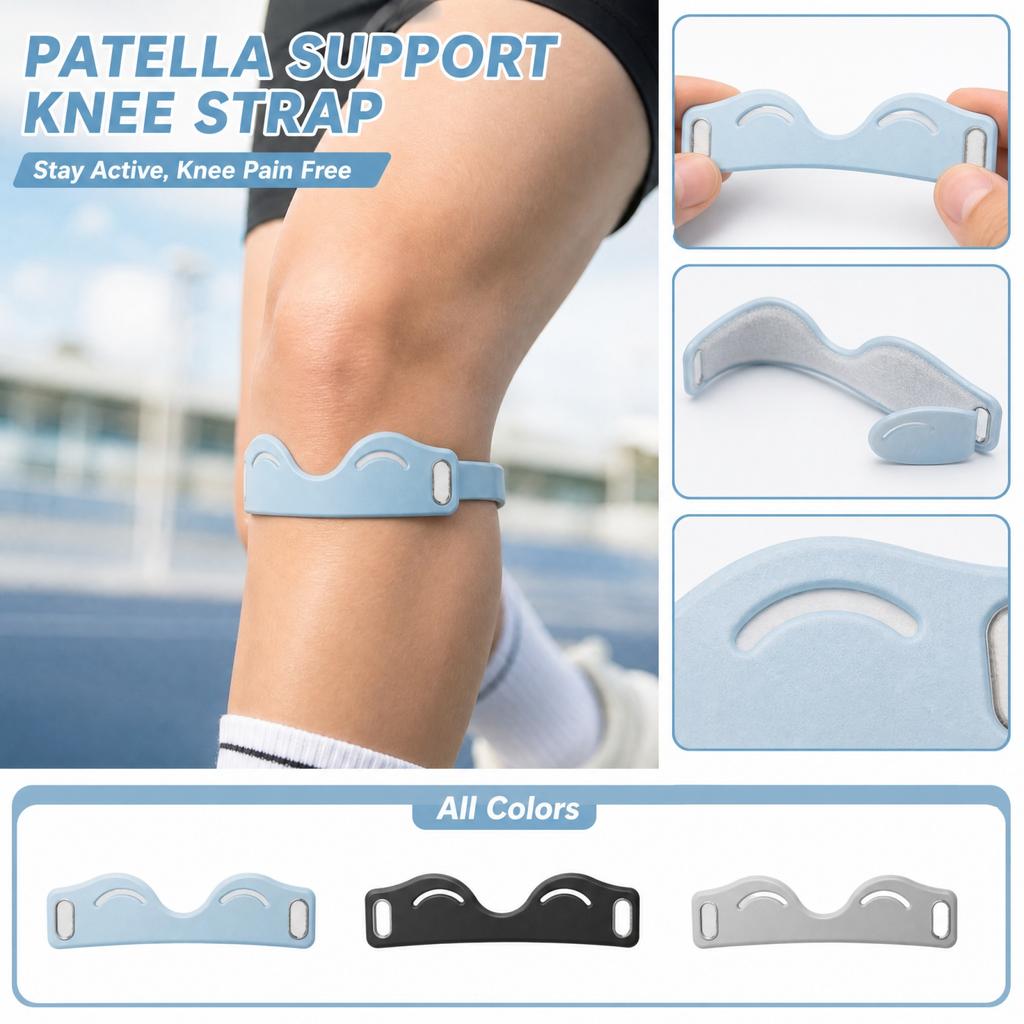 Patellar Knee Strap for Sports - Adjustable Knee Support for Running, Basketball, Gym and Outdoor Activities