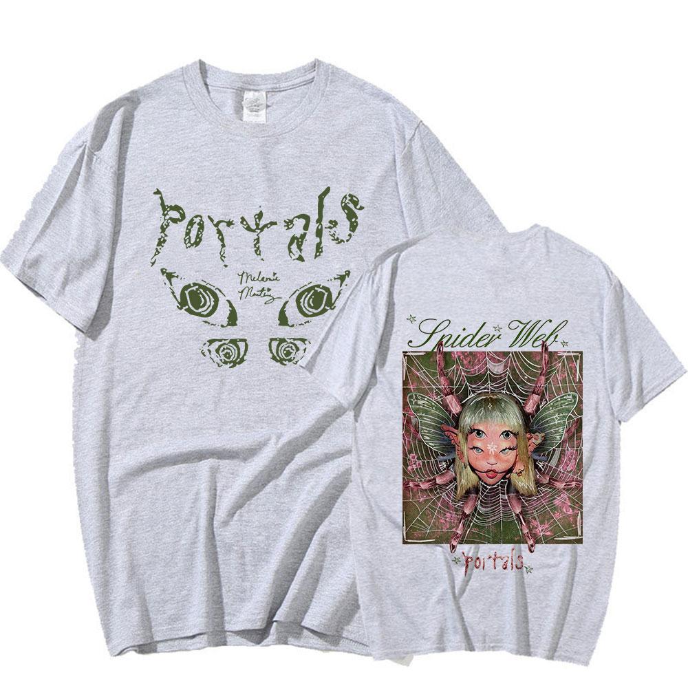 Melanie Martinez Portals Tour T Shirt Men Women Cotton Casual Short Sleeve T-shirts Oversized Harajuku Aesthetic T Shirts Couple