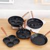 3/4 Hole Frying Pot Pan Non Stick Heart Shaped Pancake Steak Pan Breakfast Maker Cooking Egg Burger Pans Gas Induction Cooker