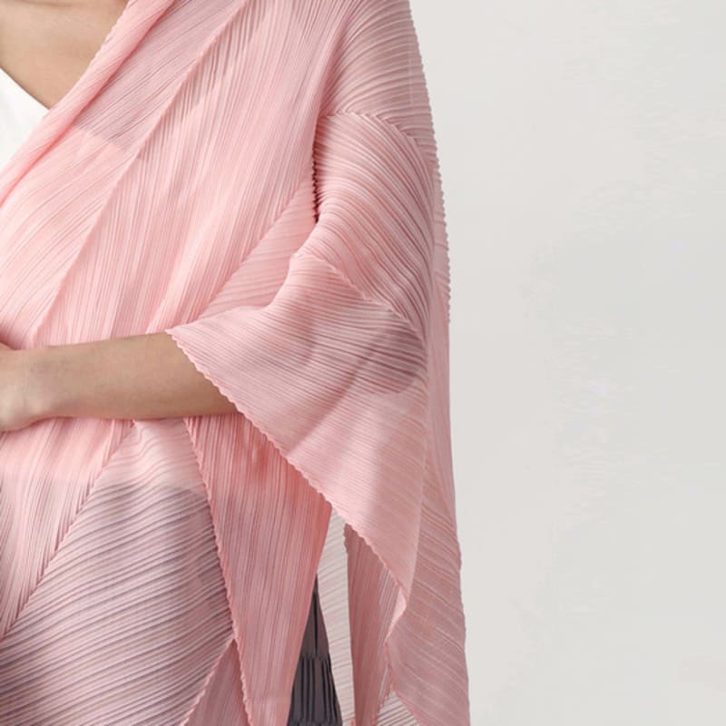 PLEATSMOOD Essential Pleated Scarf_4 Colors