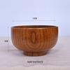ZISIZ Sour Jujube Wood Children's Rice Bowl