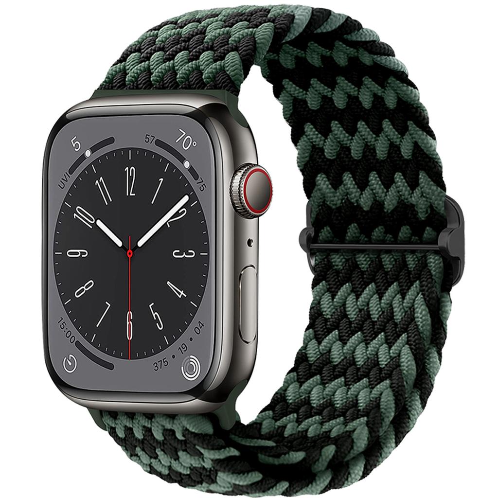 Braided Solo Loop Strap For Apple watch band 44mm 40mm 49mm 45mm 41mm Elastic Nylon bracelet iWatch series 8 3 se 6 7 Ultra 2 9