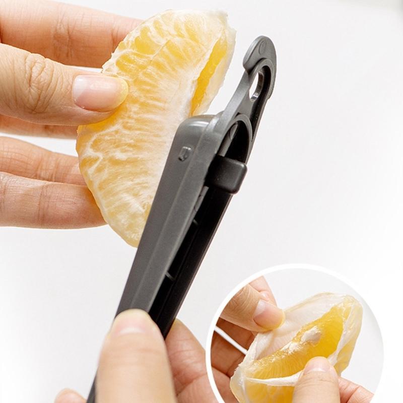 PP and ABS Orange Peeling Instrument Comfortable Handle Citrus Peeling Tool Space Saving Skinner with Hanging Hole