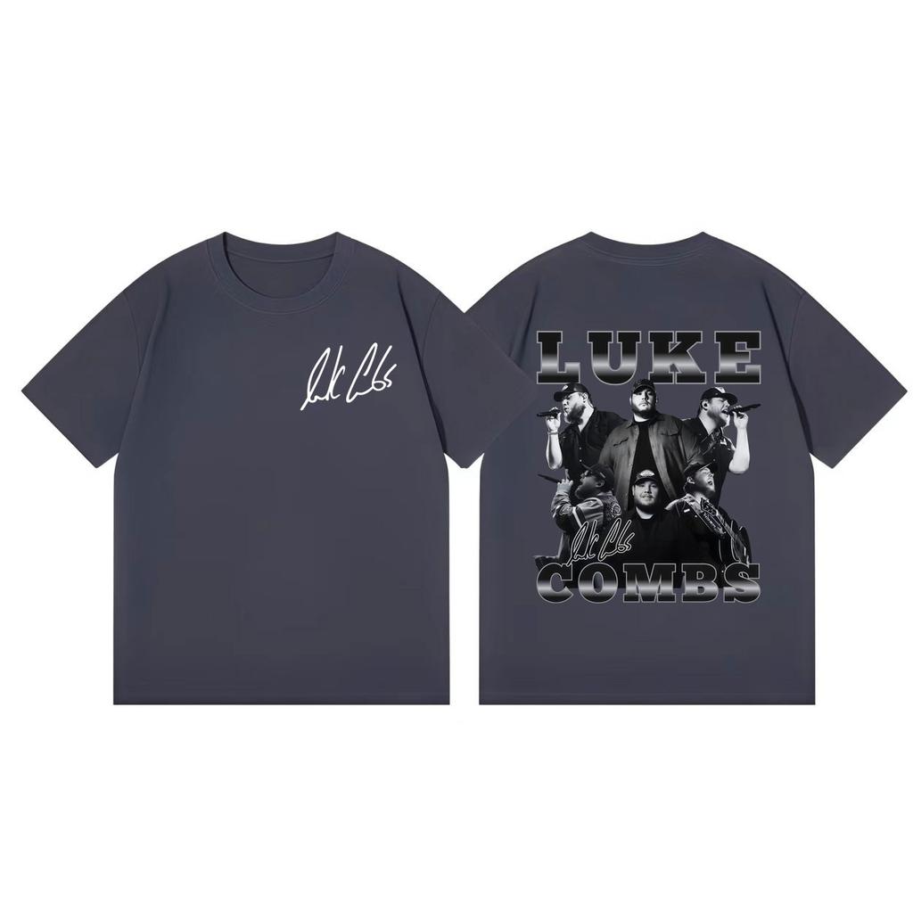 Luke Combs My Kinda Saeurday Night Tour 2026 Graphic T Shirts Fashion Vintage Short Sleeve Tshirt Unisex Casual Cotton Tshirts
