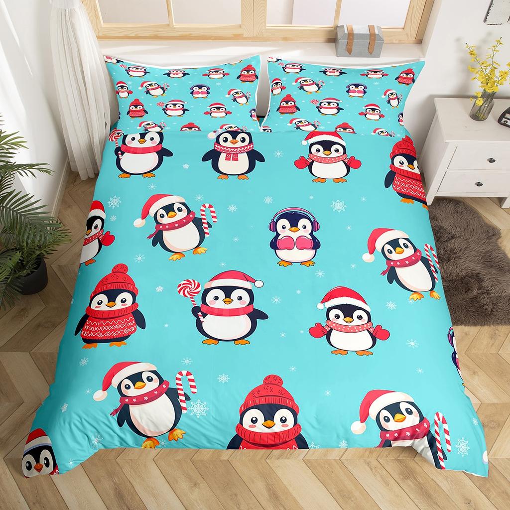 Comforter Homewish Red Dots Christmas Tree Princess Pink Cartoon Bedding Sethappy New Year Bed Set