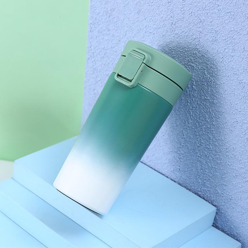 304 Stainless Steel Vacuum Flask Large Capacity Portable Bouncing Cup for Men and Women Outdoor Sports Business Coffee Cup