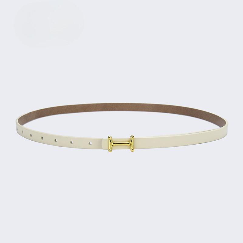Belt, Jeans Leather, Versatile Jeans Belt, Thin, Fashionable and Simple Decoration Skirt, Korean Ins Style Belt Trendy