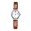 Vintage Gold Womens Quartz Watch With Leather Strap Decorative Waterproof For Lady Casual Wear