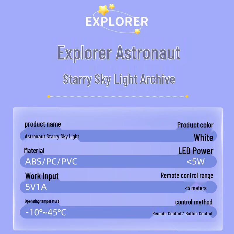 KODENOR Astronaut Starry Sky Projector Lamp