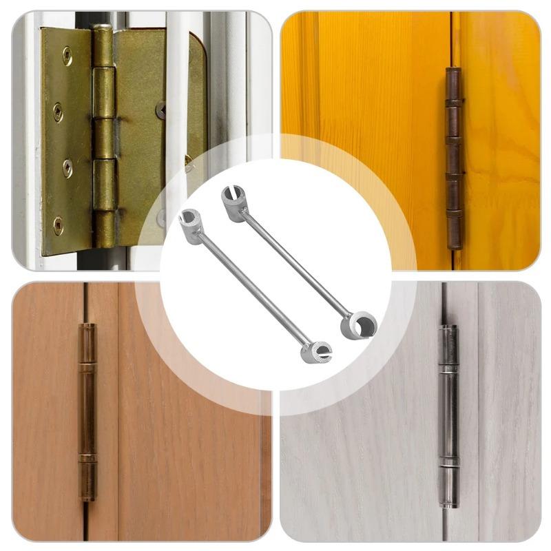 2pcs Hinge Gaps Adjusting Wrench Double Head Door Hinge Repair Spanner Labor-Saving Wrench For Home Hinge Gaps Repair Tools