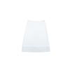 Women's Lace Patchwork Anti-Transparent Midi Skirt - Knee-Length, Anti-Static, Plus Size