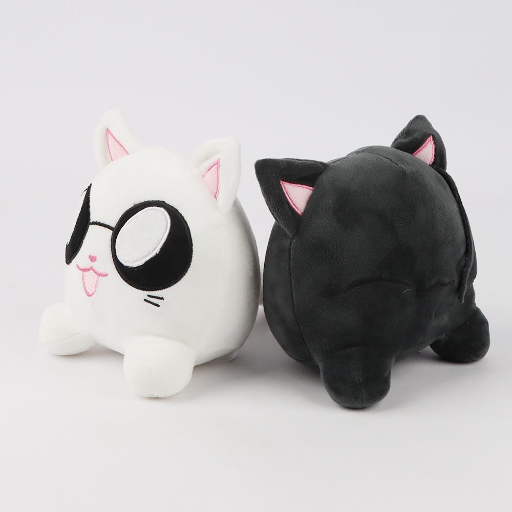 Kaisen Black Jujutsu White Cat Plush Toy Anime Stuffed Doll Decoration Gift