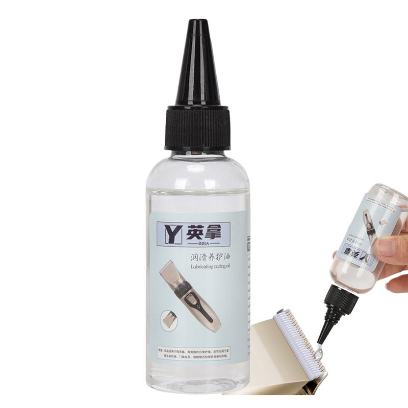 60ml Electric Clipper Shaver Maintenance Oil Rust Lubricant Hair Trimmer Blade Oil Prevent Rusting Sewing Hair Salon Clipper Oil