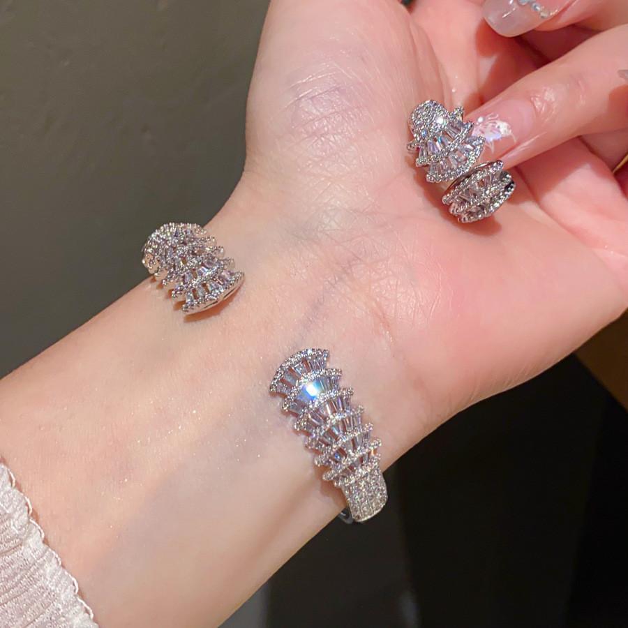 Snake Animal Jewelry Bracelet And Ring Combo In Silver For Trendy Daily Wear