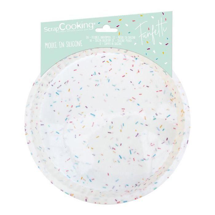 Moule silicone Tarte - Funfetti - 22 cm
