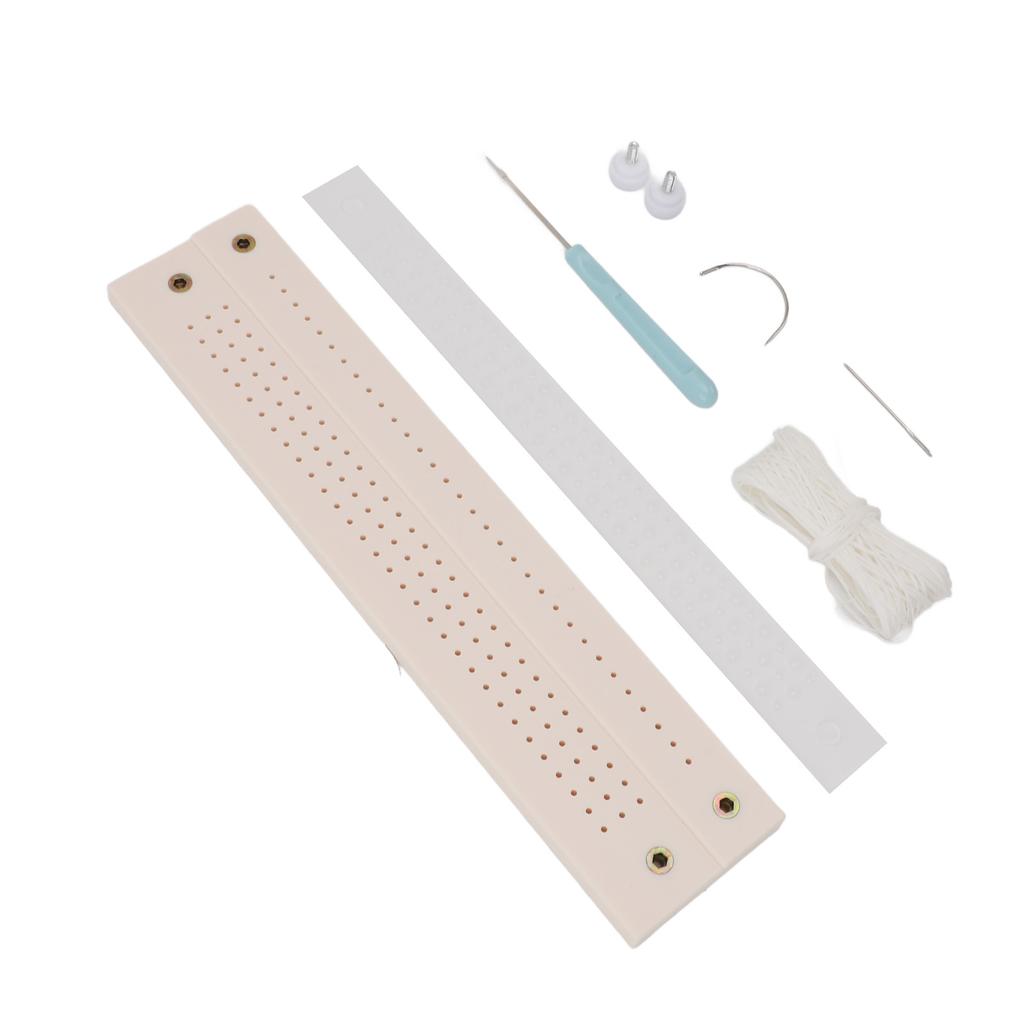 Manual Book Binding Punch Kit Plastic Bookbinding Hole Guide Template for Wood Crafts Journals Scrapbooking