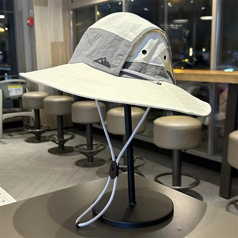 Fisherman s hat - unisex sun hat, quick-drying, outdoor travel, camping, fishing, western cowboy, hiking hat as the picture