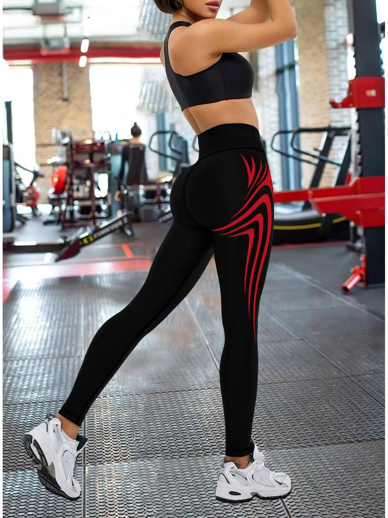 Women’s High-Waist Solid Color Yoga and Fitness Pants