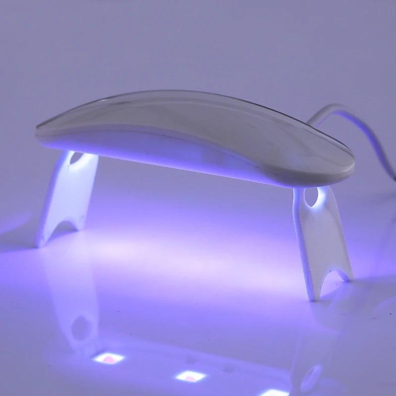 1PC Portable Nail Dryer Lamp UV 3LED Nail Light For Curing All Gel Polish USB Rechargeable Quick Dry Manicure Machine Nail Art Tools