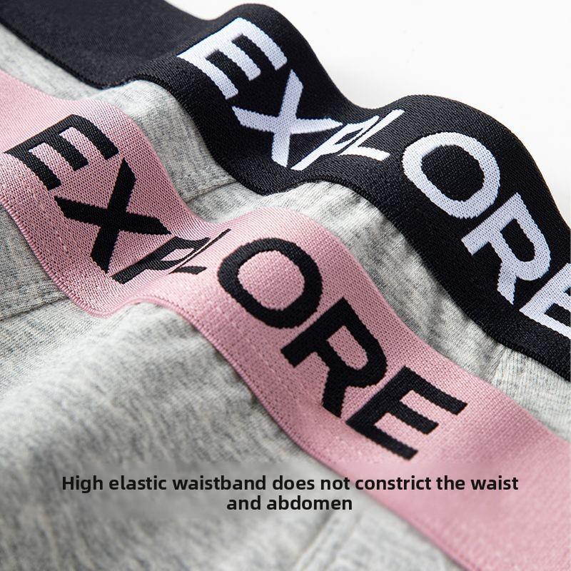 Men's Spring and Summer New Pure Cotton A Class Cotton Breathable Antibacterial Flat Angle Underwear