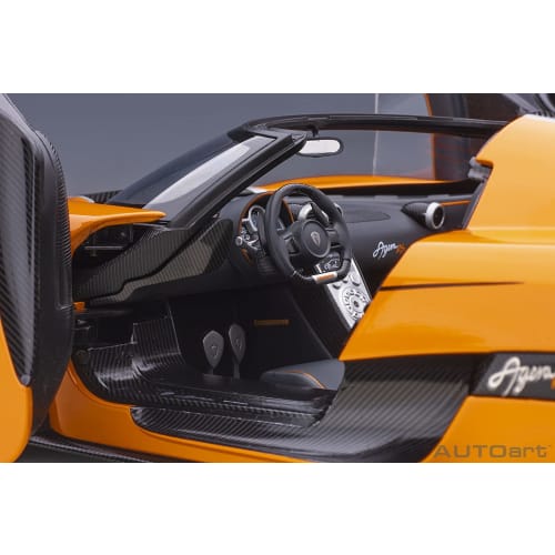 AUTOart 1/18 Scale Koenigsegg Agera RS Orange/Carbon Black Finished Product 79023
