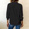 Fashionable Women's Casual V,neck Long,sleeved Elegant Women's Shirt Top