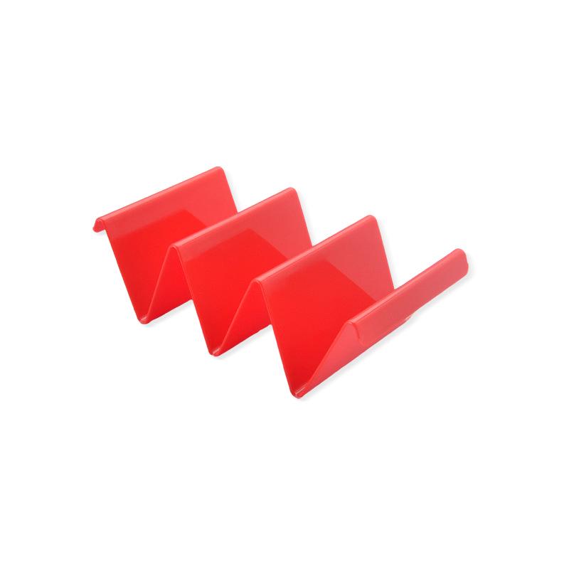 Mehrfarbiger gewellter Taco- & Pfannkuchenständer - Hohler mexikanischer Tortillahalter für BBQ