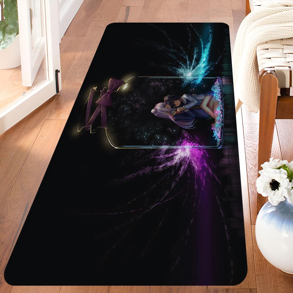 Anime Happy Sugar Life Floor Mat Cheaper Anti-slip Modern Living Room Balcony Printed Bedside Mats