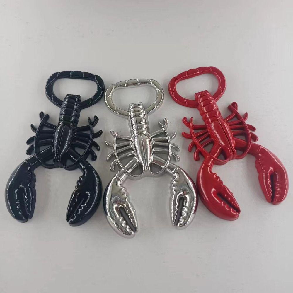 Metal Lobster Corkscrew Bottle Opener Portable Wine Bottle Remover Keychain  Oktoberfest Gift
